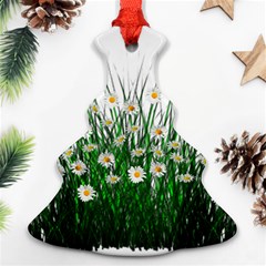 Spring Flowers Grass Meadow Plant Ornament (christmas Tree)  by Celenk