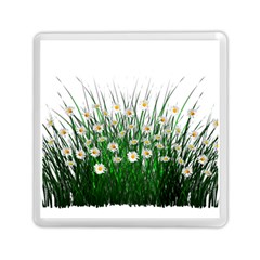 Spring Flowers Grass Meadow Plant Memory Card Reader (square)  by Celenk