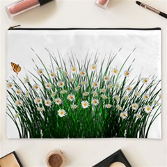 Spring Flowers Grass Meadow Plant Cosmetic Bag (xxxl)  by Celenk