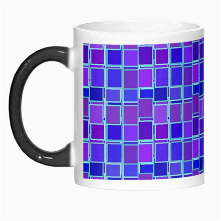 Background Mosaic Purple Blue Morph Mugs