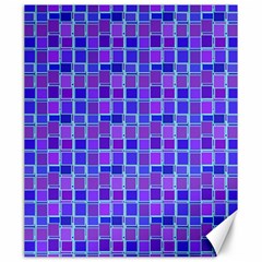 Background Mosaic Purple Blue Canvas 20  X 24   by Celenk