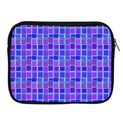 Background Mosaic Purple Blue Apple Ipad 2/3/4 Zipper Cases by Celenk