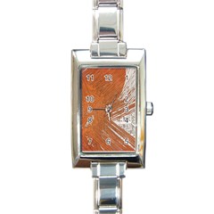 Abstract Lines Background Mess Rectangle Italian Charm Watch by Celenk