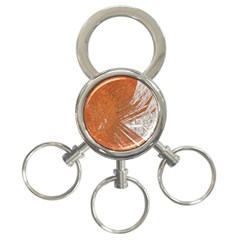 Abstract Lines Background Mess 3-ring Key Chains by Celenk