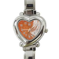 Abstract Lines Background Mess Heart Italian Charm Watch by Celenk