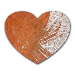 Abstract Lines Background Mess Heart Mousepads by Celenk