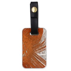 Abstract Lines Background Mess Luggage Tags (one Side)  by Celenk