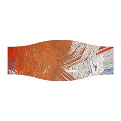 Abstract Lines Background Mess Stretchable Headband by Celenk