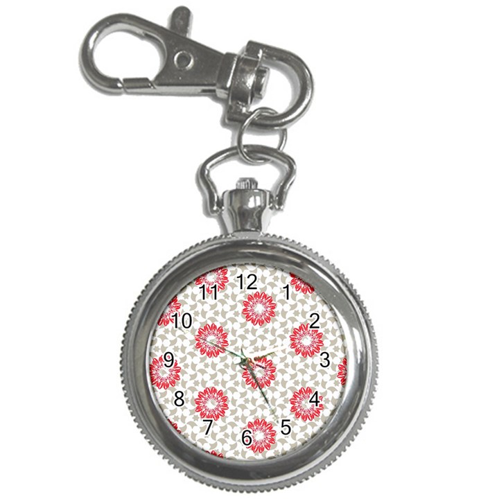 Stamping Pattern Fashion Background Key Chain Watches