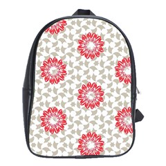 Stamping Pattern Fashion Background School Bag (xl) by Celenk