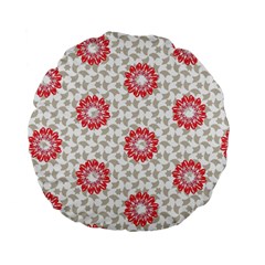 Stamping Pattern Fashion Background Standard 15  Premium Flano Round Cushions