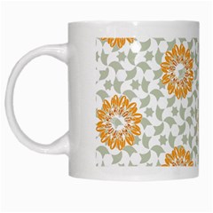 Stamping Pattern Fashion Background White Mugs by Celenk