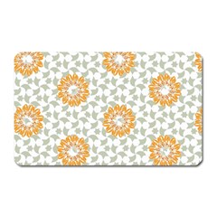 Stamping Pattern Fashion Background Magnet (rectangular) by Celenk