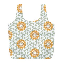 Stamping Pattern Fashion Background Full Print Recycle Bags (l)  by Celenk