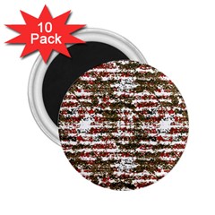 Grunge Textured Abstract Pattern 2 25  Magnets (10 Pack)  by dflcprints