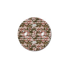 Grunge Textured Abstract Pattern Golf Ball Marker (4 Pack) by dflcprints