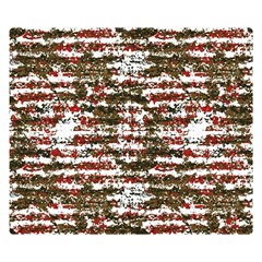 Grunge Textured Abstract Pattern Double Sided Flano Blanket (small)  by dflcprints