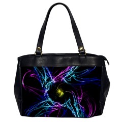 Abstract Art Color Design Lines Office Handbags by Celenk