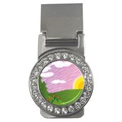 Pine Trees Sunrise Sunset Money Clips (cz) 