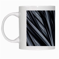 Fractal Mathematics Abstract White Mugs by Celenk