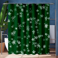 Template Winter Christmas Xmas Shower Curtain 60  X 72  (medium)  by Celenk