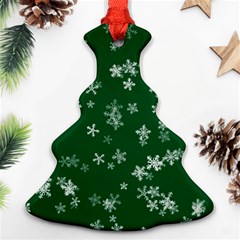 Template Winter Christmas Xmas Christmas Tree Ornament (two Sides) by Celenk