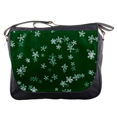 Template Winter Christmas Xmas Messenger Bags by Celenk