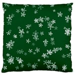 Template Winter Christmas Xmas Large Cushion Case (Two Sides) Front