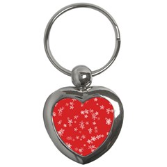 Template Winter Christmas Xmas Key Chains (heart)  by Celenk