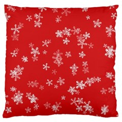 Template Winter Christmas Xmas Large Cushion Case (two Sides) by Celenk