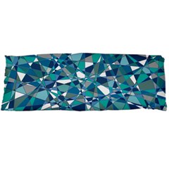 Abstract Background Blue Teal Body Pillow Case Dakimakura (two Sides) by Celenk