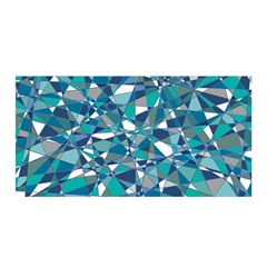 Abstract Background Blue Teal Satin Wrap by Celenk