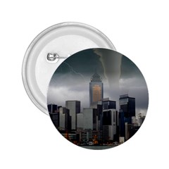 Tornado Storm Lightning Skyline 2 25  Buttons by Celenk