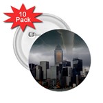 Tornado Storm Lightning Skyline 2.25  Buttons (10 pack)  Front