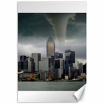 Tornado Storm Lightning Skyline Canvas 12  x 18   11.88 x17.36  Canvas - 1