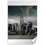 Tornado Storm Lightning Skyline Canvas 24  x 36  23.35 x34.74  Canvas - 1