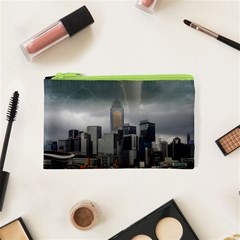 Tornado Storm Lightning Skyline Cosmetic Bag (XS)