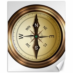 Compass North South East Wes Canvas 16  X 20   by Celenk