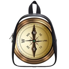 Compass North South East Wes School Bag (small) by Celenk