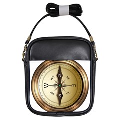 Compass North South East Wes Girls Sling Bags by Celenk