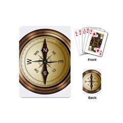 Compass North South East Wes Playing Cards (mini)  by Celenk