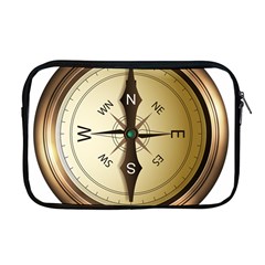 Compass North South East Wes Apple Macbook Pro 17  Zipper Case by Celenk