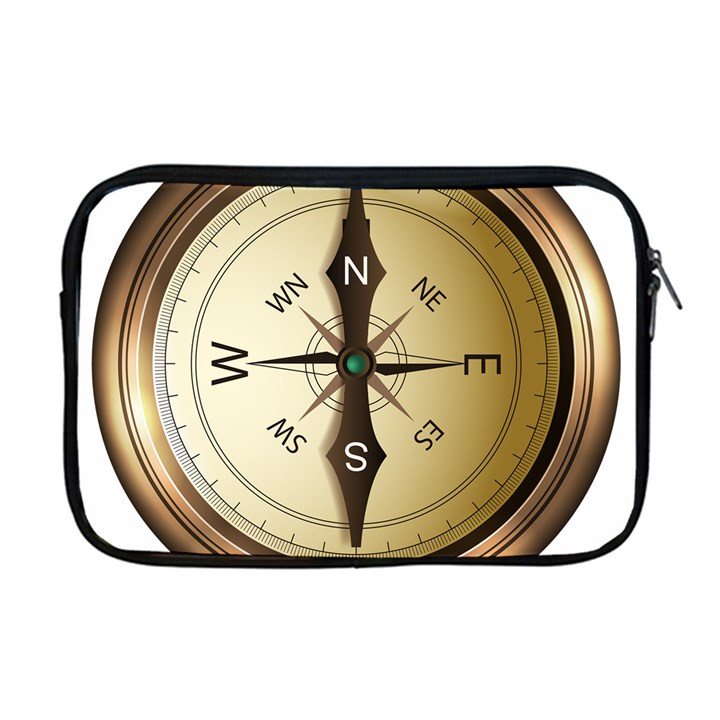 Compass North South East Wes Apple MacBook Pro 17  Zipper Case