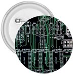 Printed Circuit Board Circuits 3  Buttons Front