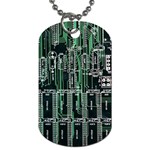 Printed Circuit Board Circuits Dog Tag (Two Sides) Back