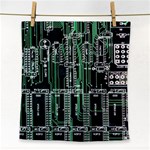 Printed Circuit Board Circuits Face Towel Front