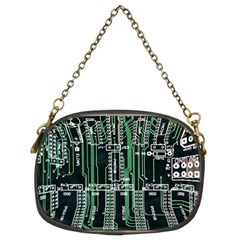 Printed Circuit Board Circuits Chain Purses (two Sides)  by Celenk