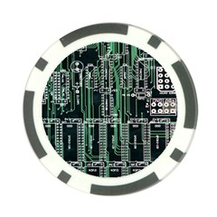 Printed Circuit Board Circuits Poker Chip Card Guard (10 Pack) by Celenk