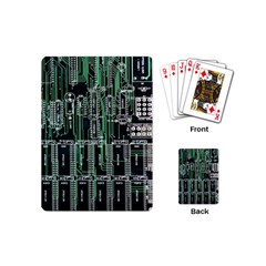 Printed Circuit Board Circuits Playing Cards (mini)  by Celenk