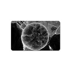 Space Universe Earth Rocket Magnet (name Card) by Celenk